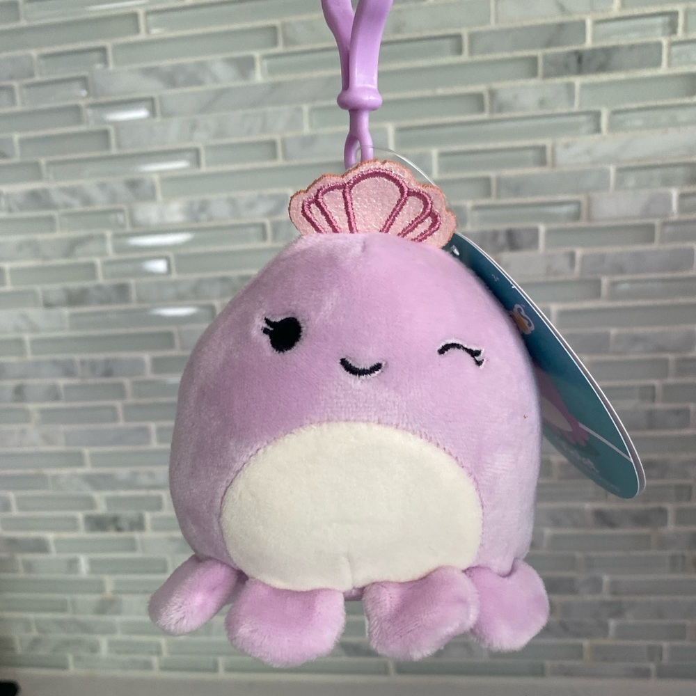 NWT Squishmallows Violet The Octopus clip